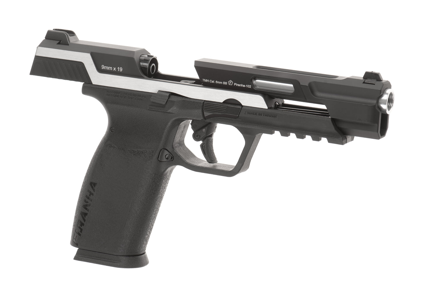 Pistola a Gas G&G mod. PIRANHA MK I SILVER
