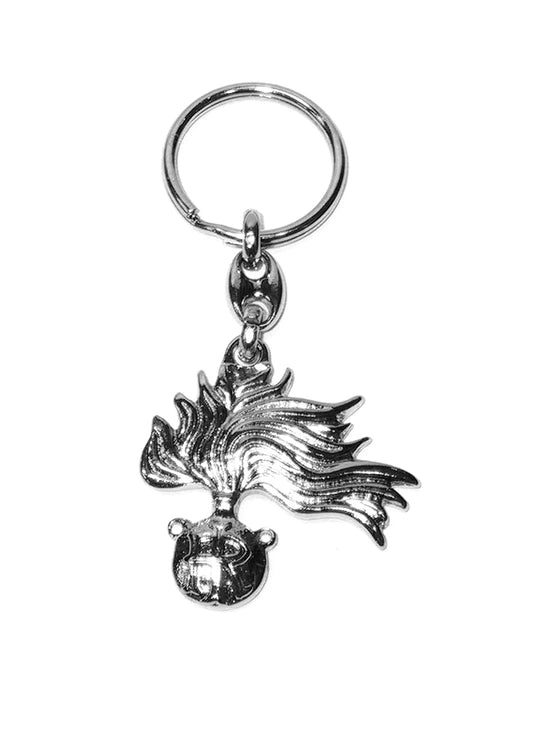 Portachiavi in Metallo Fiamma Carabinieri Argento