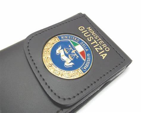 Portafogli Porta Placca e Tesserino Ministero della Giustizia