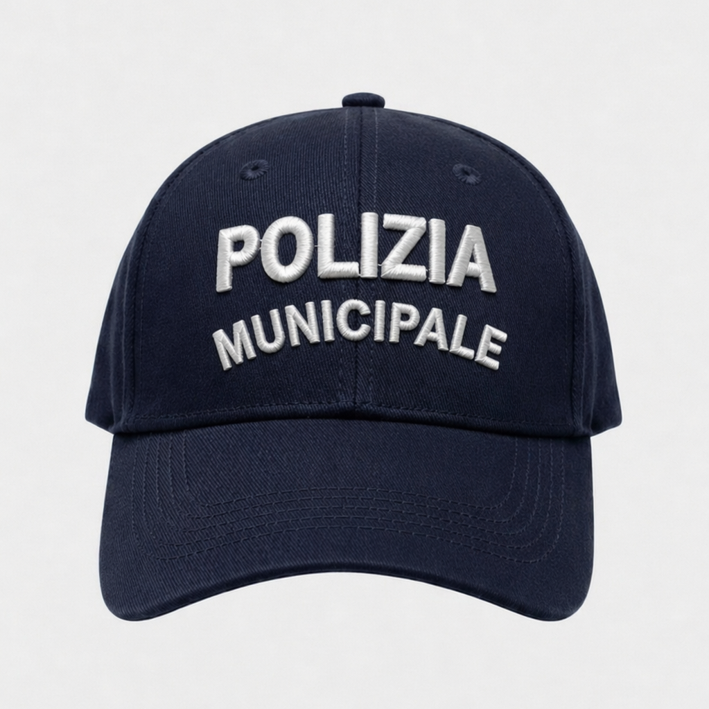 Berretto Polizia Municipale con Visiera