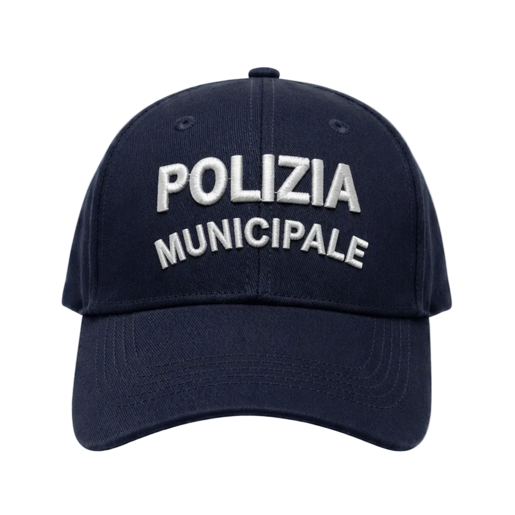 Berretto Polizia Municipale con Visiera