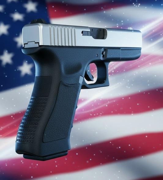 Pistola a salve Gap Cromata - Mod. Glock