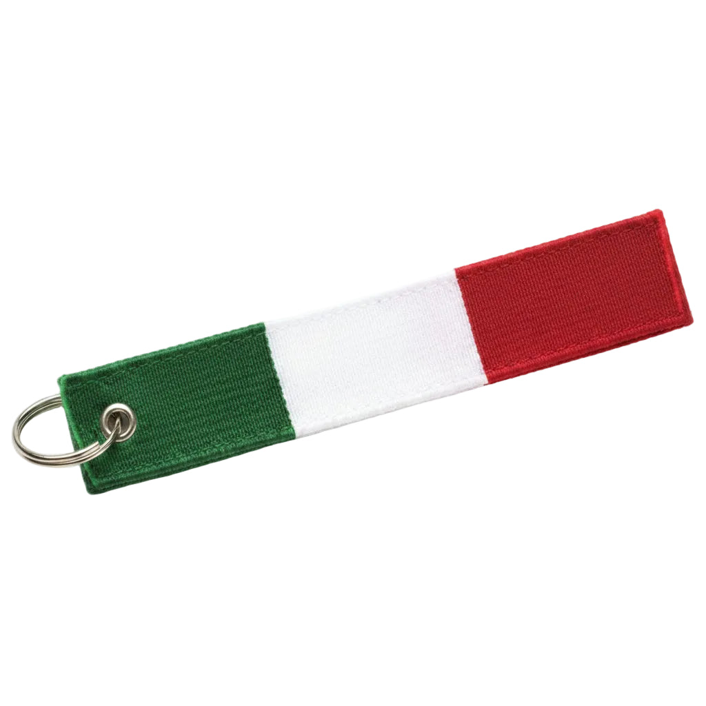 Portachiavi Ricamato Bandiera Italiana
