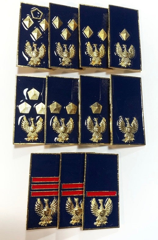 Gradi Metallo Polizia di Stato