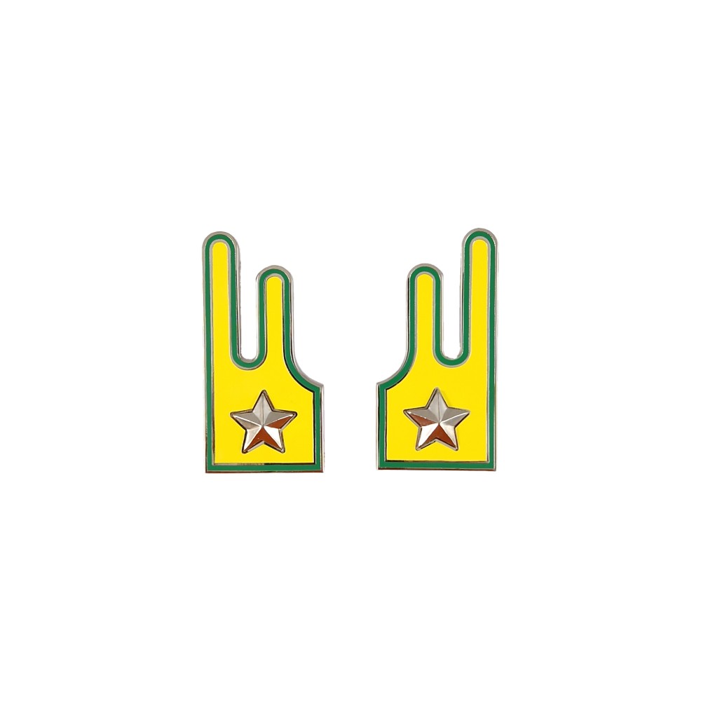 Mostrine Alamari Guardia di Finanza in Metallo