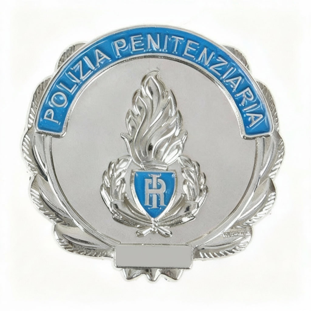 Distintivo Placca Polizia Penitenziaria Argento