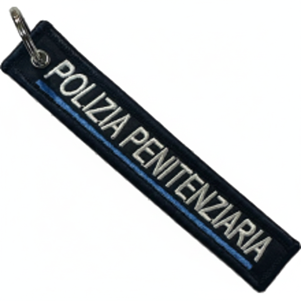 Portachiavi Ricamato Polizia Penitenziaria