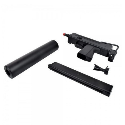 Mitra UZI a Gas Compresso Scarrellante con Silenziatore