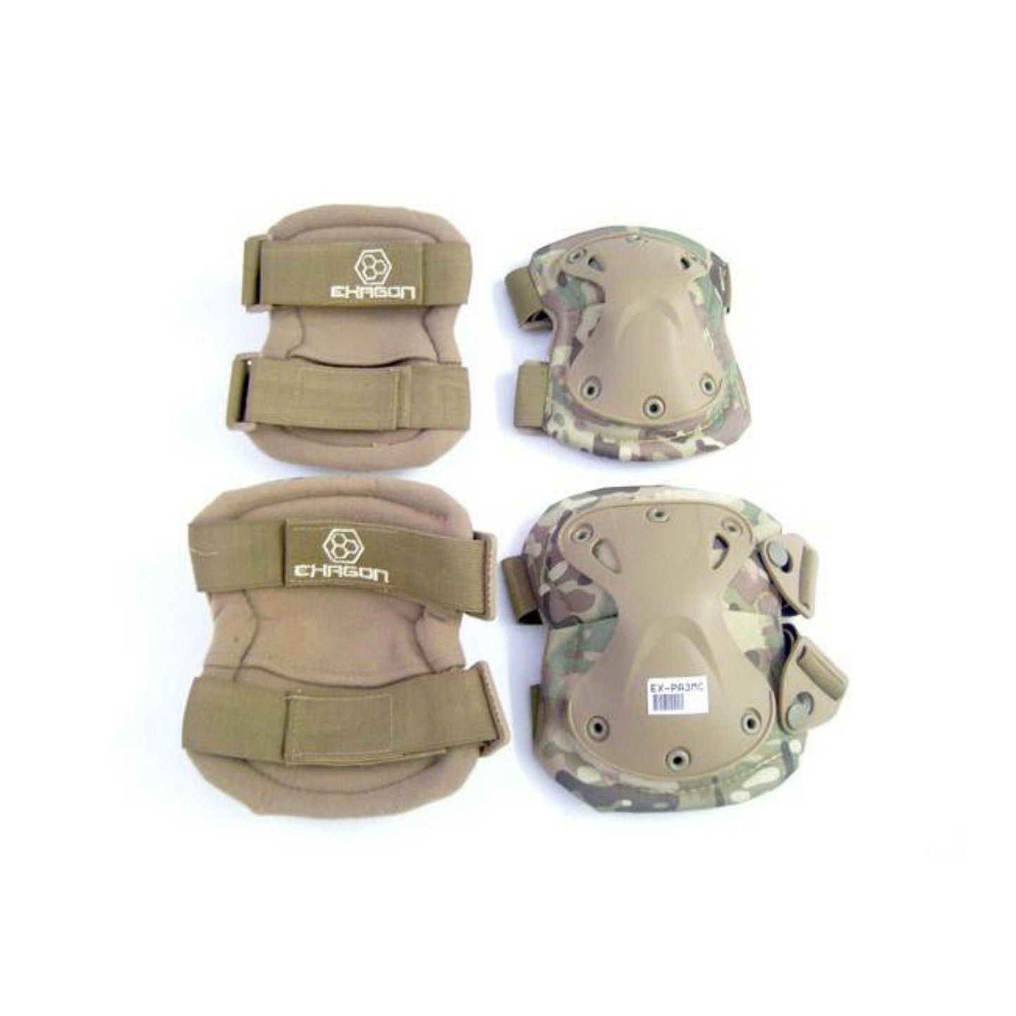 Set Ginocchiere e Gomitiere Exagon Multicam (EX-PA3MC)