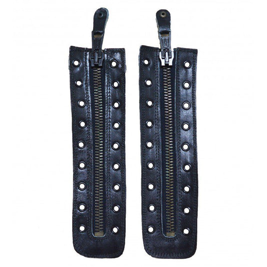 Cerniera ZIP in Pelle per Anfibi