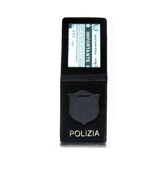 Portafogli Porta Placca e Tesserino Polizia di Stato Art. 360 Verticale