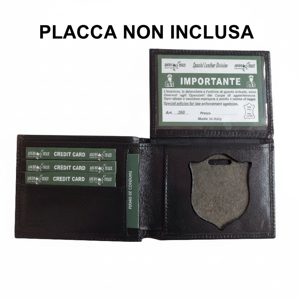 Portafogli Porta Placca e Tesserino Polizia di Stato Art. 260