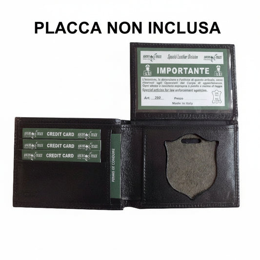 Portafogli Porta Placca e Tesserino Polizia di Stato Art. 260