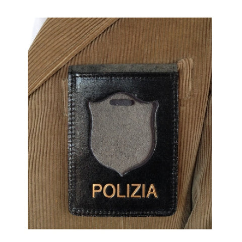 Portafogli Porta Placca e Tesserino Polizia di Stato c/Pattina Estraibile Art. 560