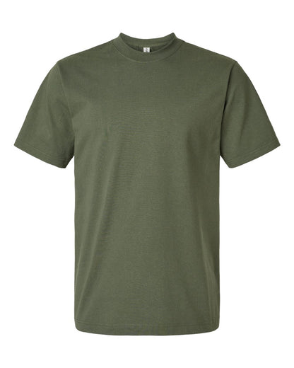 Maglietta T-Shirt a mezza manica verde 100% cotone