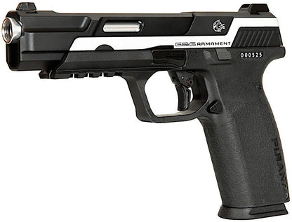 Pistola a Gas G&G mod. PIRANHA MK I SILVER