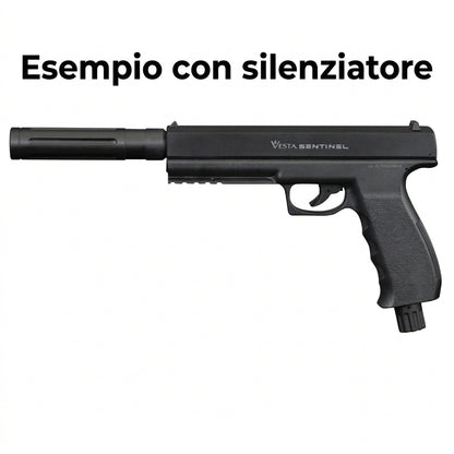 Pistola ad aria compressa Marcatore SENTINEL 12,7 J a Sfere calibro .50