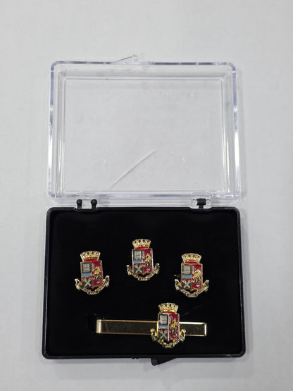 Set Gemelli, Pin e Fermacravatta Vari Corpi