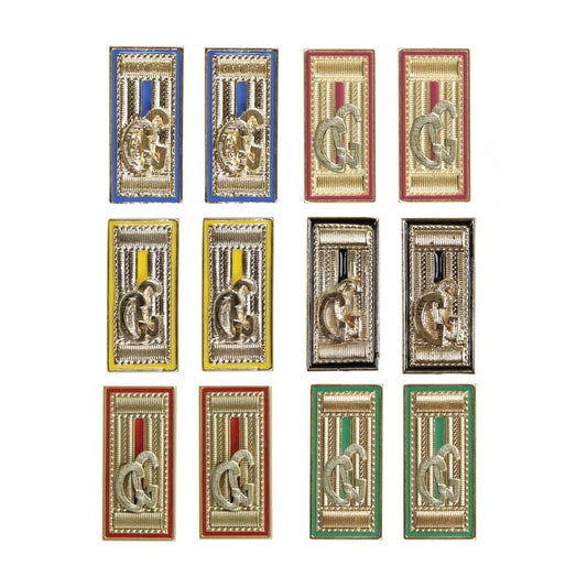 Mostrine Alamari GPG Guardie Particolari Giurate vari colori