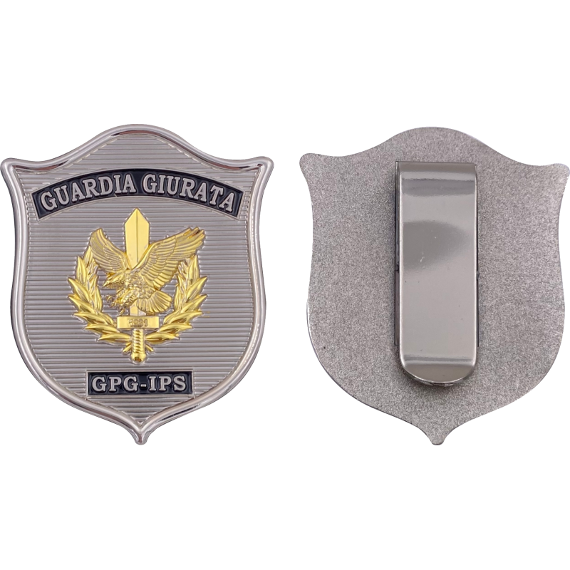 Distintivo Placca Guardie Giurate GPG IPS