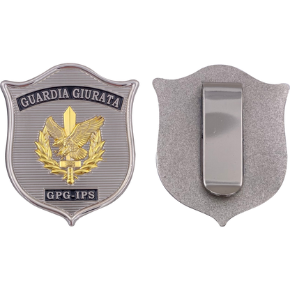 Distintivo Placca Guardie Giurate GPG IPS