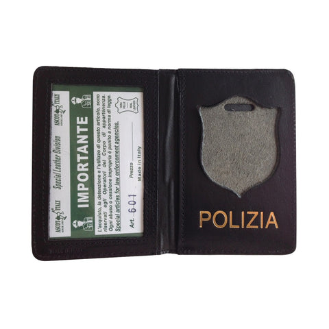 Portafogli Porta Placca e Tesserino Polizia di Stato Art. 601C