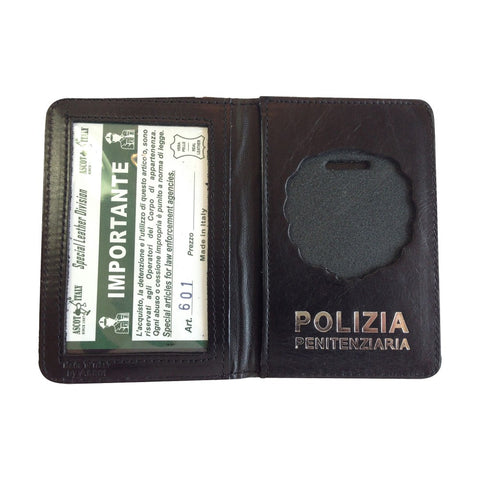 Portafogli Porta Placca e Tesserino Polizia Penitenziaria Art. 601C