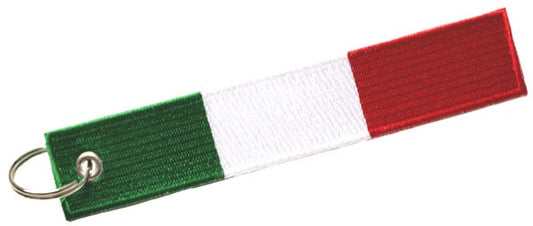Portachiavi Ricamato Bandiera Italiana