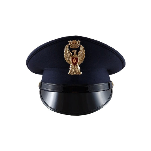 Tesa Uomo Polizia di Stato Completa di Soggolo, Galloni e Fiamma
