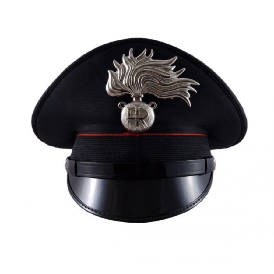 Tesa Uomo Carabinieri Completa di Soggolo, Galloni e Fiamma