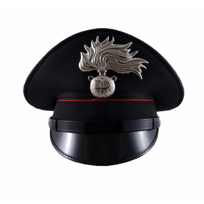 Tesa Uomo Carabinieri Completa di Soggolo, Galloni e Fiamma