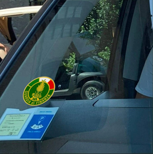 Adesivo Guardia di Finanza per Vetro Parabrezza