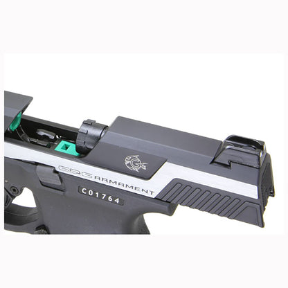 Pistola a Gas G&G mod. PIRANHA MK I SILVER