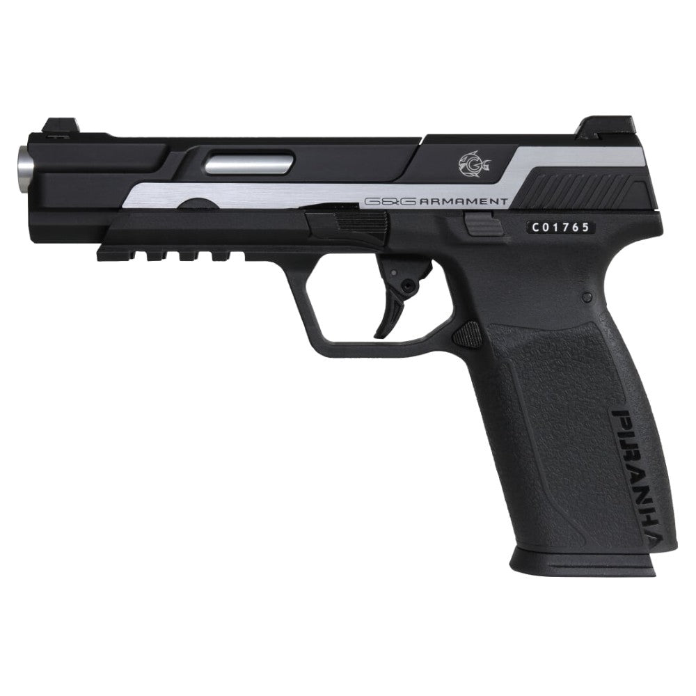 Pistola a Gas G&G mod. PIRANHA MK I SILVER
