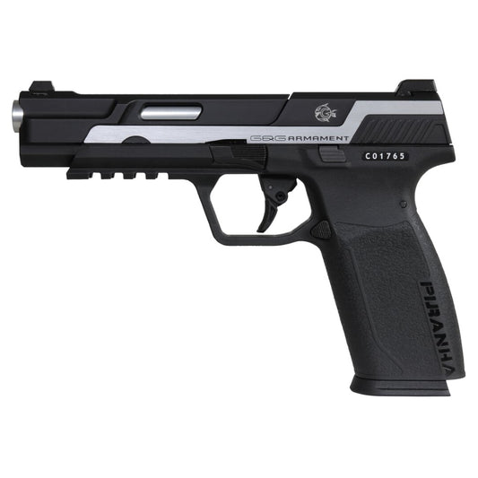 Pistola a Gas G&G mod. PIRANHA MK I SILVER