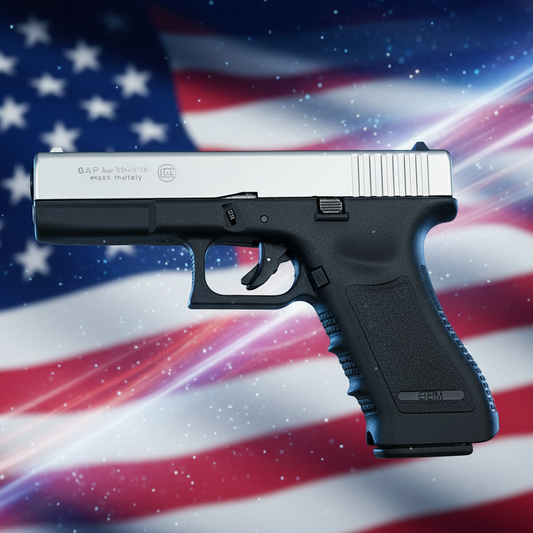 Pistola a salve Gap Cromata - Mod. Glock