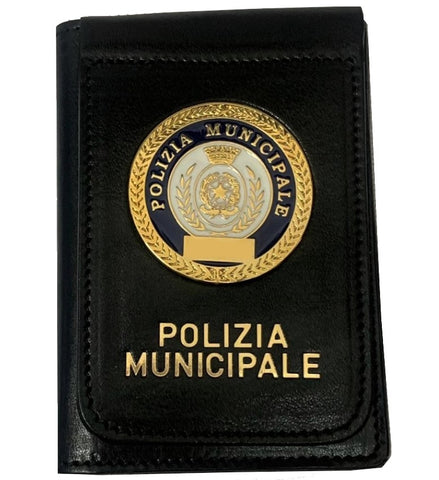 Portafogli Porta Placca e Tesserino Polizia Municipale