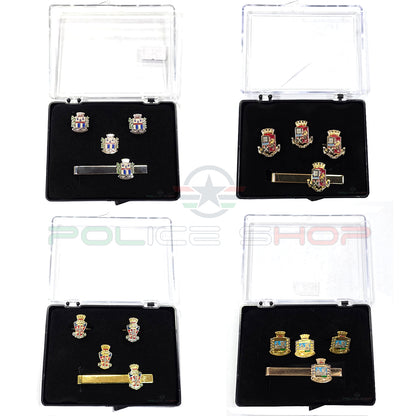 Set Gemelli, Pin e Fermacravatta Vari Corpi
