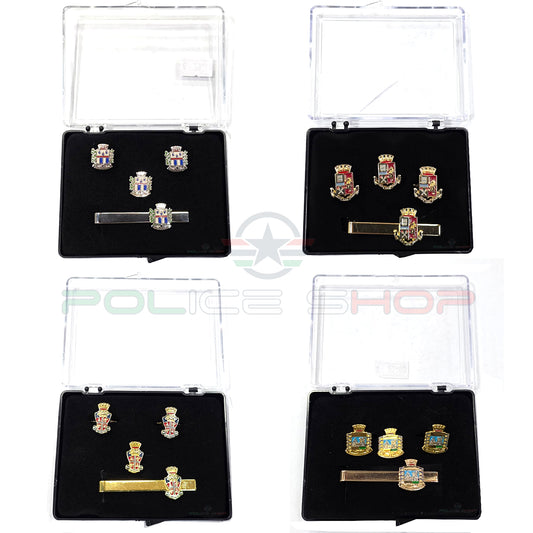 Set Gemelli, Pin e Fermacravatta Vari Corpi