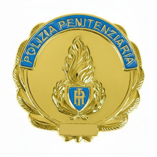 Distintivo Placca Polizia Penitenziaria Oro