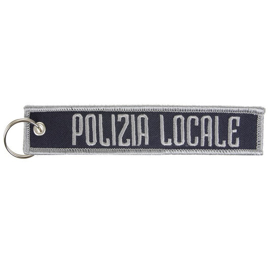 Portachiavi Ricamato Polizia Locale