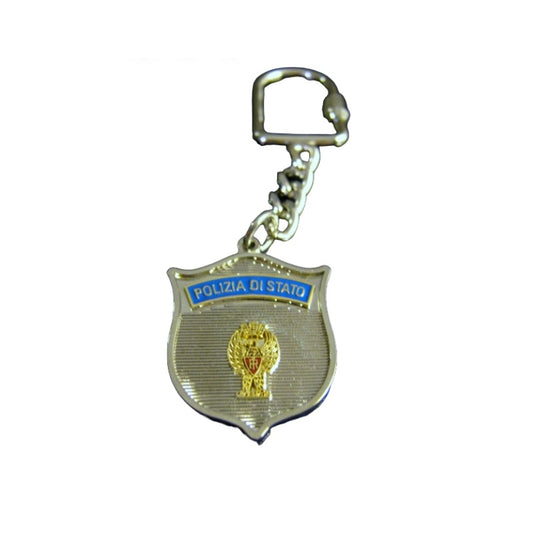 Portachiavi in Metallo Scudo Polizia di Stato