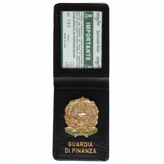 Portafogli Porta Placca e Tesserino Guardia di Finanza Art. 360 Verticale