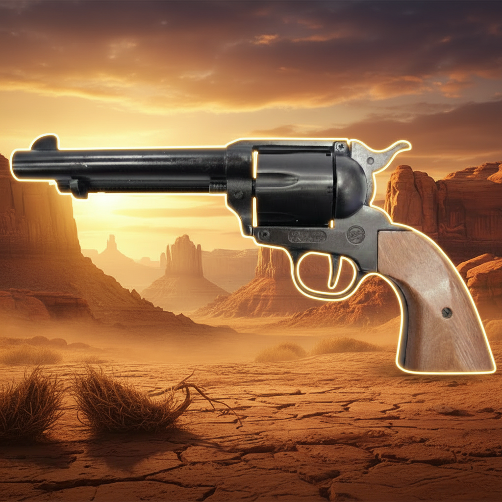 Pistola a salve Single Action 380 Nera