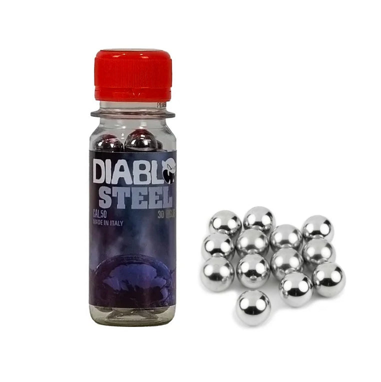Sfere in Metallo calibro 50 da 30 pz.
