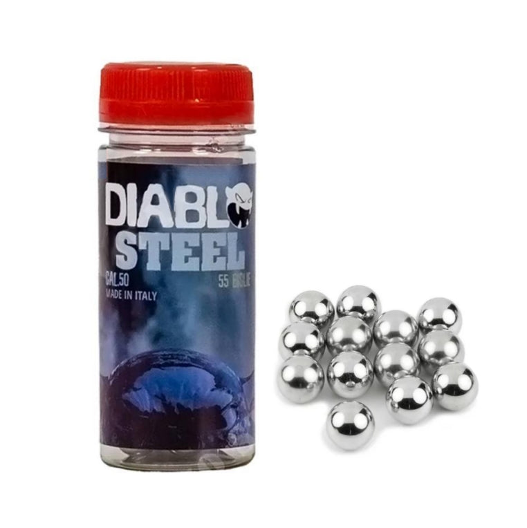 Sfere in Metallo calibro 50 da 55 pz.