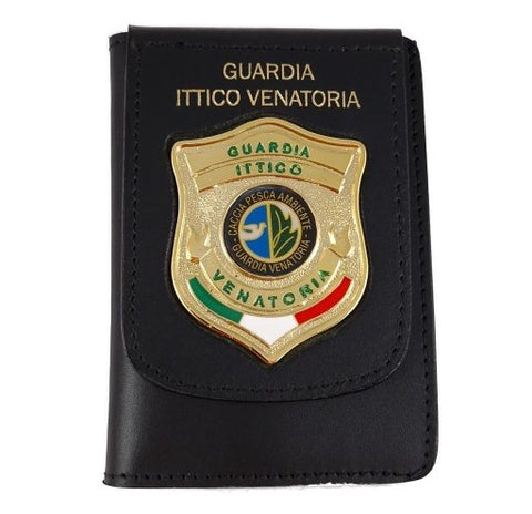 Portafogli Porta Placca e Tesserino Guardia Ittico Venatoria