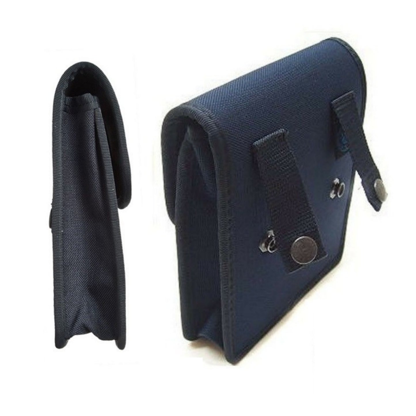 Large multipurpose Vega bag in Blue cordura - 14 cm x 16 cm x 3.5 cm