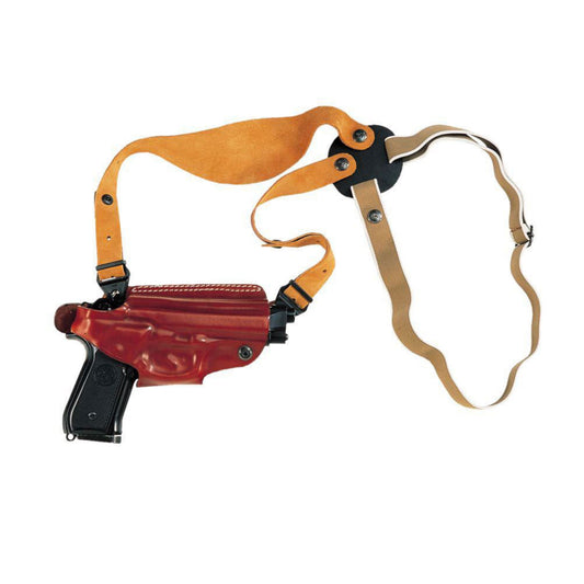 Fondina Vega Holster O1 in Cuoio Ascellare e da Cintura con Sgancio Rapido
