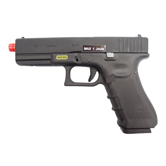 Pistola a Gas WE mod. Glock 17 Scarrellante con carrello in metallo (w057B)